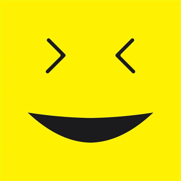 Smile Icon Vector Illustration Template Design — Vector de stock