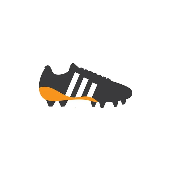 Soccer Shoes Icon Vector Illustration Template Design — Stock Vector