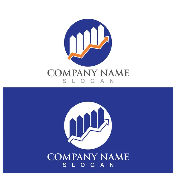 Дизайн Векторной Иконки Логотипа Business Finance — стоковый вектор