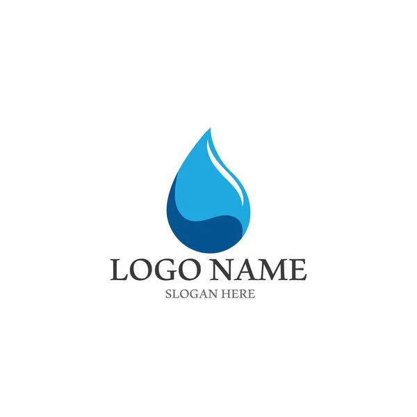 Water Icon Vector Illustration Template Design — Διανυσματικό Αρχείο