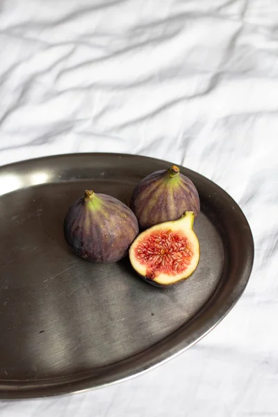 Fresh Figs Table Cutted Fig — Stock Photo, Image