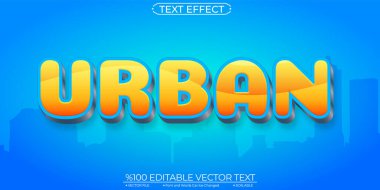 Şehir Düzenlenebilir ve Ölçeklenebilir Metin Efekti