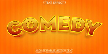 Komedi Düzenlenebilir ve Ölçeklenebilir Metin Efekti