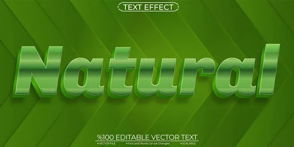 Natural Editable Scalable Text Effect — Stockvektor
