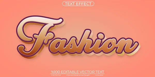 Fashion Editable Scalable Text Effect — Stock vektor