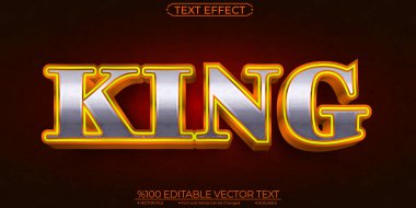 Koyu altın ve Gümüş Parlak Kral Düzenlenebilir ve Ölçeklenebilir Vektör Tex