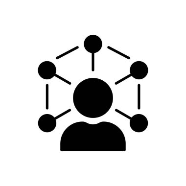 Ability Silhouette Icon. Capability Social Increase Expertise Black Icon. Job Employee Training Talent Skill Pictogram. Management Efficiency. Isolated Vector Illustration.