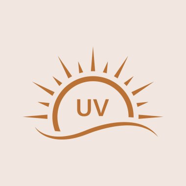 Sun UV Rays SPF Protect Radiation Silhouette Icon. Summer Sunblock Protection Ultraviolet Rays UVA UVB Defense Skin Pictogram. Isolated Vector Illustration.