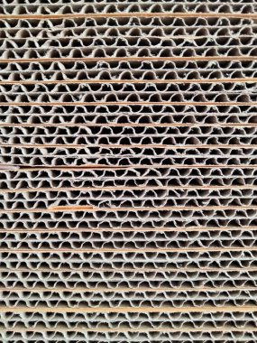 side of many brawn corrugated carton Box