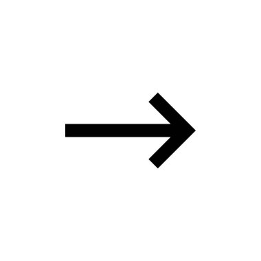 arrow, right, navigation icon. Element of direction icon. Signs and symbols collection icon for websites, web design, mobile app on white background