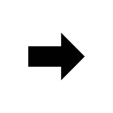 arrow, right, navigation icon. Element of direction icon. Signs and symbols collection icon for websites, web design, mobile app on white background