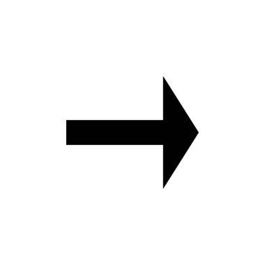 arrow, right, navigation icon. Element of direction icon. Signs and symbols collection icon for websites, web design, mobile app on white background