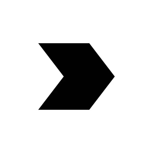 Arrow Right Navigation Icon Element Direction Icon Signs Symbols Collection — Vetor de Stock