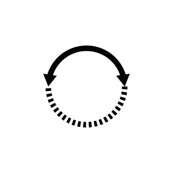 Arrow Circle Navigation Icon Element Direction Icon Signs Symbols Collection — Vetor de Stock