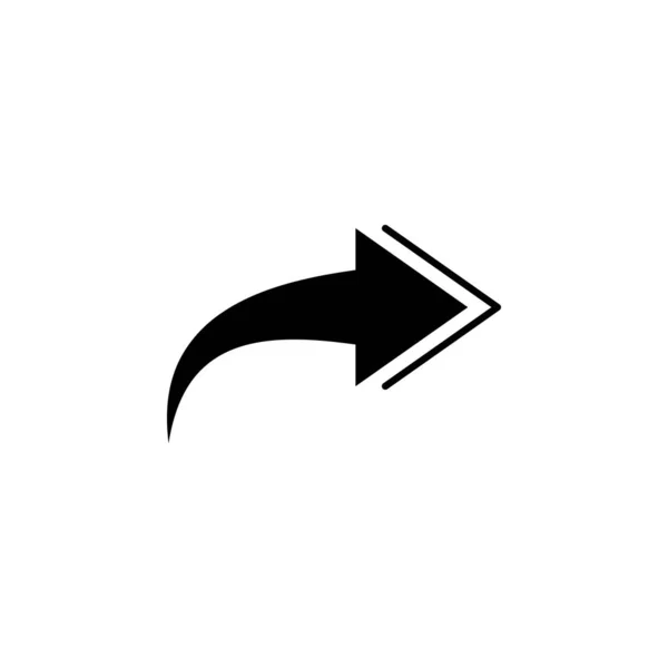 Arrow Right Navigation Icon Element Direction Icon Signs Symbols Collection — Stockový vektor