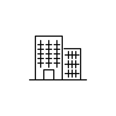 Building icon. Element of building for mobile concept and web apps iicon. Thin line icon for website design and development, app development. Premium icon on white background