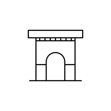 Building, arch icon. Element of building for mobile concept and web apps iicon. Thin line icon for website design and development, app development. Premium icon on white background