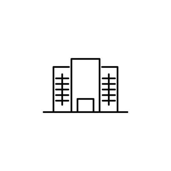 Building Icon Element Building Mobile Concept Web Apps Iicon Thin — 스톡 벡터