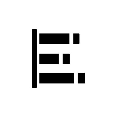 Chart column icon. Simple business performance icons for ui and ux, website or mobile application on white background