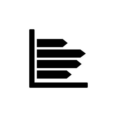 Chart graph diagram bar histograms icon. Simple business performance icons for ui and ux, website or mobile application on white background