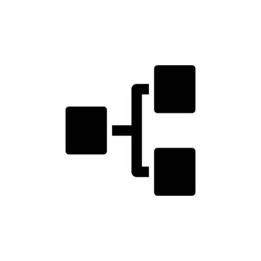 Chart graph icon. Simple business performance icons for ui and ux, website or mobile application on white background