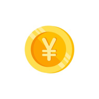 Yen, coin, money color icon. Element of color finance signs. Premium quality graphic design icon. Signs and symbols collection icon for websites, web design on white background