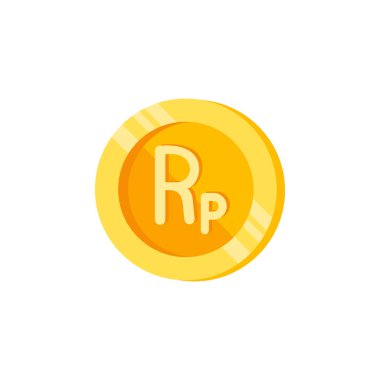 Indonesian rupiah, coin, money color icon. Element of color finance signs. Premium quality graphic design icon. Signs and symbols collection icon for websites, web design on white background