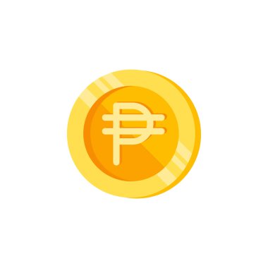 Philippine peso, coin, money color icon. Element of color finance signs. Premium quality graphic design icon. Signs and symbols collection icon for websites, web design on white background