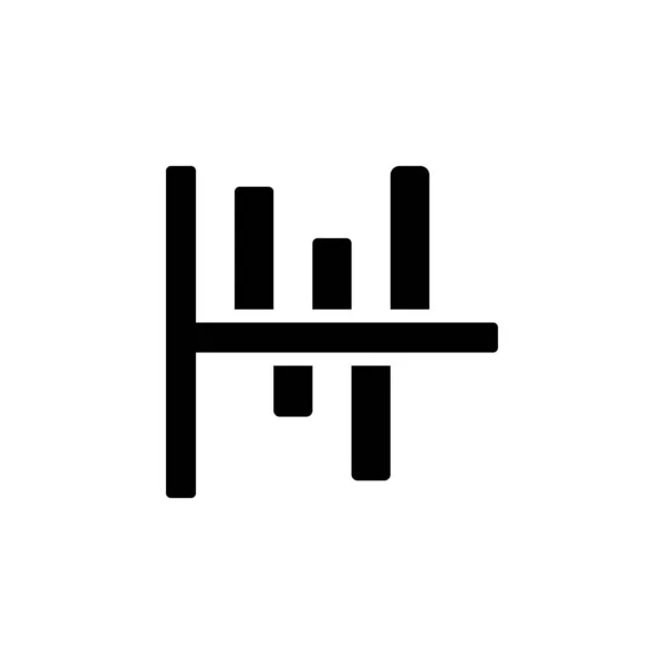 Chart Graph Diagram Bar Histograms Icon Simple Business Performance Icons — Stock vektor