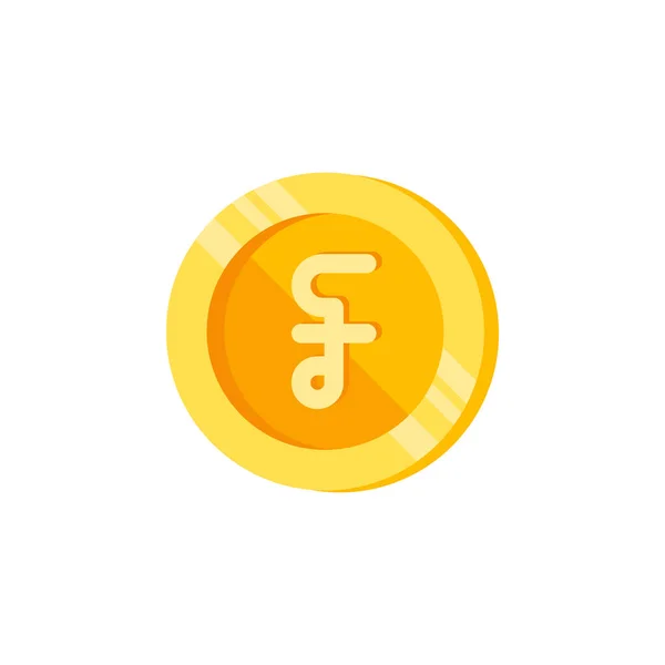 Riel Coin Money Color Icon Element Color Finance Signs Premium — Stok Vektör