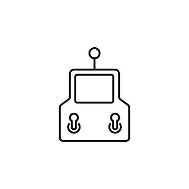 joystick icon. Element of drones for mobile concept and web apps illustration. Thin line icon for website design and development, app development. Premium icon on white background