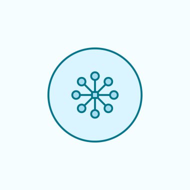 drone field outline icon on light background