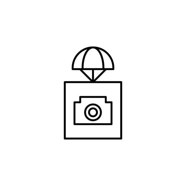 Sending Cameras Icon Element Drones Mobile Concept Web Apps Illustration — 스톡 벡터