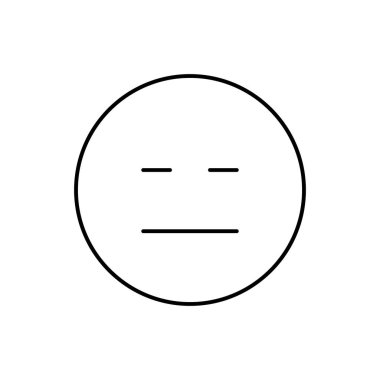 Dissatisfied, emotions icon. Simple line, outline vector expression of mood icons for ui and ux, website or mobile application on white background