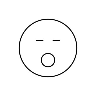 Singing, emotions icon. Simple line, outline vector expression of mood icons for ui and ux, website or mobile application on white background