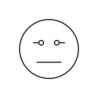 Dissatisfied, emotions icon. Simple line, outline vector expression of mood icons for ui and ux, website or mobile application on white background