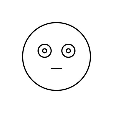 Grinning, emotions icon. Simple line, outline vector expression of mood icons for ui and ux, website or mobile application on white background