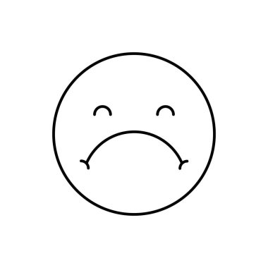 Tongue out, emotions icon. Simple line, outline vector expression of mood icons for ui and ux, website or mobile application on white background