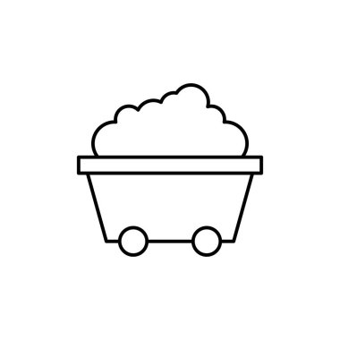 Wagon, energy icon. Simple line, outline vector electro power icons for ui and ux, website or mobile application on white background