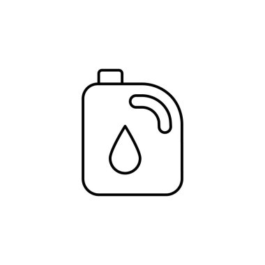 Gasoline, energy icon. Simple line, outline vector electro power icons for ui and ux, website or mobile application on white background
