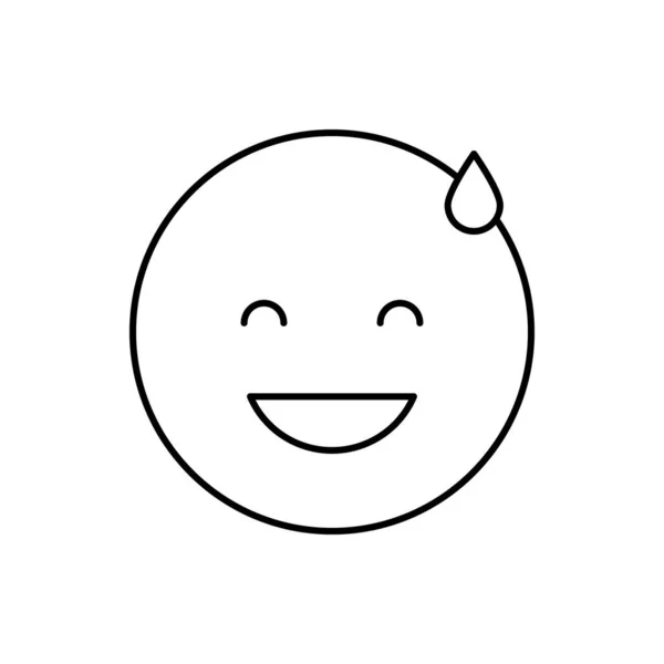 Hug Emotions Icon Simple Line Outline Vector Expression Mood Icons — Stockový vektor