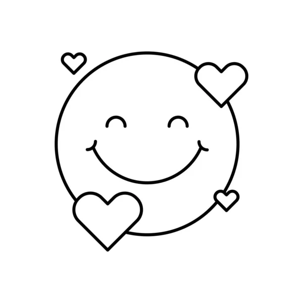 In love, hearts, emotions icon. Simple line, outline vector expression of mood icons for ui and ux, website or mobile application on white background