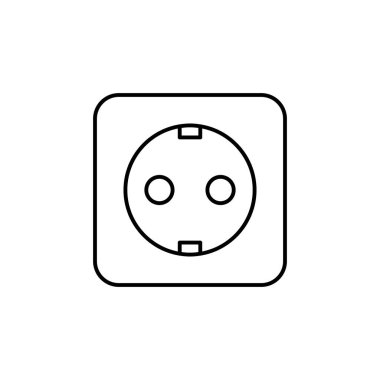 Plug, energy icon. Simple line, outline vector electro power icons for ui and ux, website or mobile application on white background