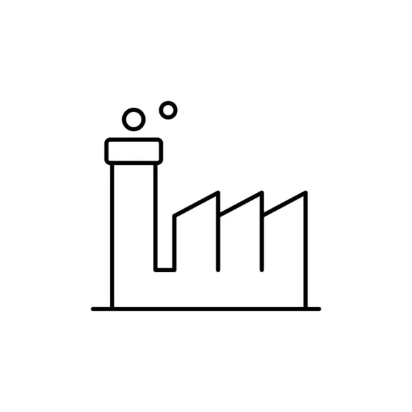 Factory Energy Icon Simple Line Outline Vector Electro Power Icons — 스톡 벡터