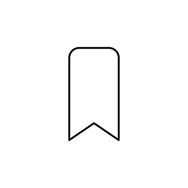 Flag Icon Element Flag Icon Mobile Concept Web Apps Thin —  Vetores de Stock