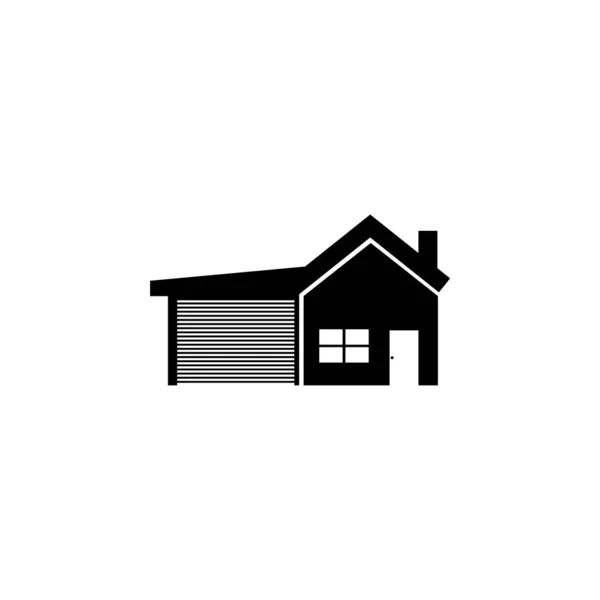 House Garage Icon Element Building Icon Mobile Concept Web Apps — Wektor stockowy