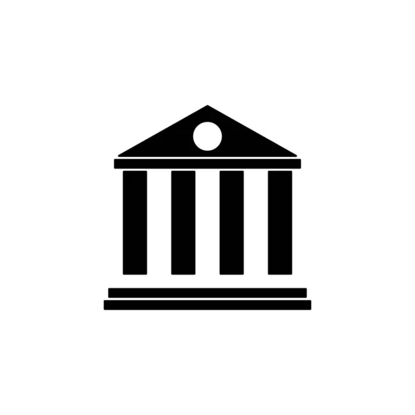 Bank Building Icon Element Building Icon Mobile Concept Web Apps — 图库矢量图片