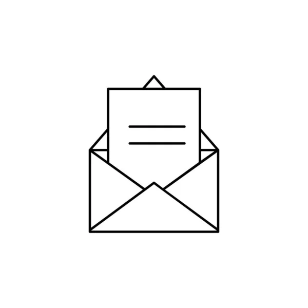 Envelope, sms, letter icon. Simple line, outline vector of information transfer icons for ui and ux, website or mobile application on white background