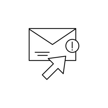 Adept, message, arrow icon. Simple line, outline vector of information transfer icons for ui and ux, website or mobile application on white background