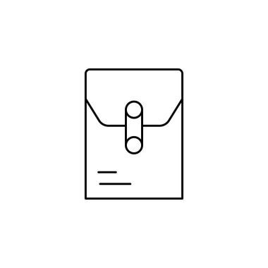 Letter, send, message icon. Simple line, outline vector of information transfer icons for ui and ux, website or mobile application on white background